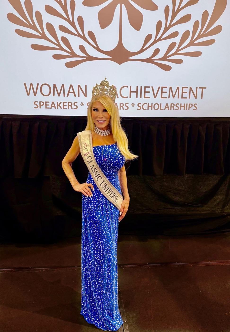 Speaking at Woman of Achievement
